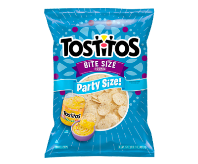 Green Tostitos Bite Size Rounds Party Size