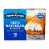 Van de Kamp’s Beer Battered 100% Whole Fish Fillets, Frozen, 19.1 oz 10 ct