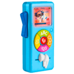 Baby Learning Toy Puppy’s Music Player with Lights & Fine Motor Activities for Ages 6+ Months, Blue