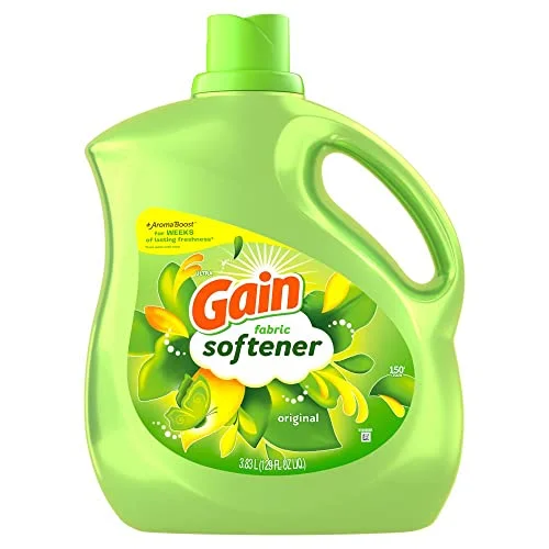 Gain Laundry Fabric Softener Liquid, Original, 129 Fl Oz 150 Loads