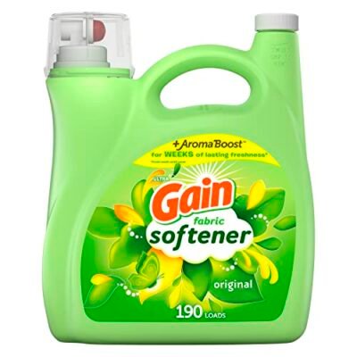 Gain Fabric Softener, Original Scent, 164 fl oz, 190 Loads, HE Compatible