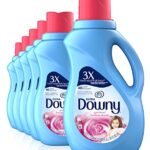 Downy Ultra April Fresh Laundry Fabric Softener Liquid, Six 34 Fl Oz Bottles, 240 Loads Total