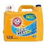 Arm & Hammer Plus OxiClean Fresh Scent, 128 Loads Liquid Laundry Detergent, 166.5 Fl oz