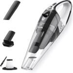 VacLife Handheld Vacuum, Car Vacuum Cleaner Cordless with Power Suction, Mini Hand Held Vacuuming Cordless with HEPA Filter, Model: H-106, Black&White (VL106)