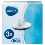 Brita MicroDisc Waterfilter Cartridge, 1 Count (Pack of 3), White Attachments: