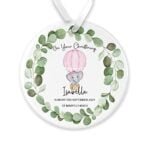 Personalised Christening Ornament, Custom Christening Gifts, Christening Keepsake, Hanging Baptism Gift, Baby Keepsake, Christening Gifts For Girls