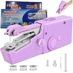 Hand Sewing Machines, Hand Held Sewing Machine UK, Mini Hand Electric Sewing Machine Cordless Portable for Beginners, Sewing Accessories, Suitable for Clothing, Curtains, Home Travel Use
