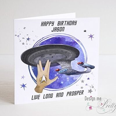Star Trek Personalised Birthday Card